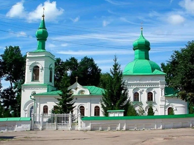 Никольская церковь в п. Временный Никольская церковь в п. Временный.